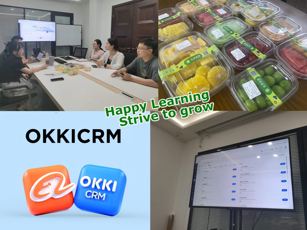 During the OKKI CRM training for Evergreen Chemicals